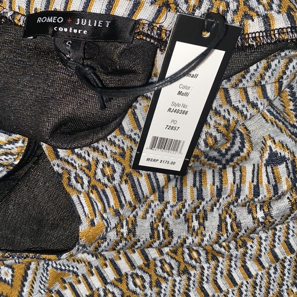 Romeo & Juliet Couture geometric print dress. - Picture 5 of 8